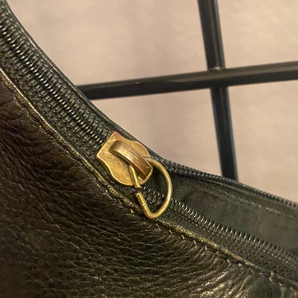 HOBO Classic Black Leather Hobo Bag